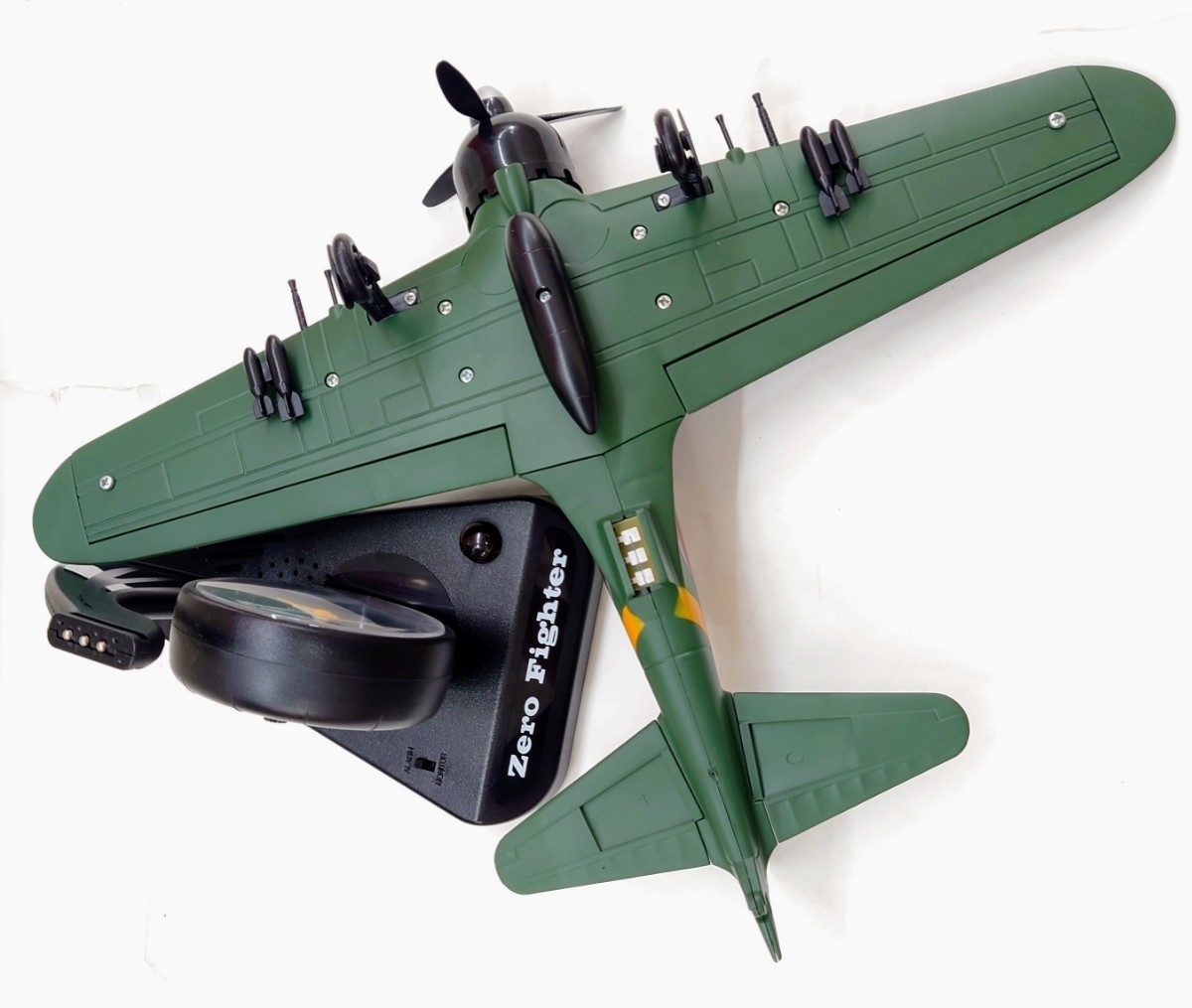 零戦 ZERO FIGHTER 目覚まし時計 ギミック付き 新品 デッドストック 零