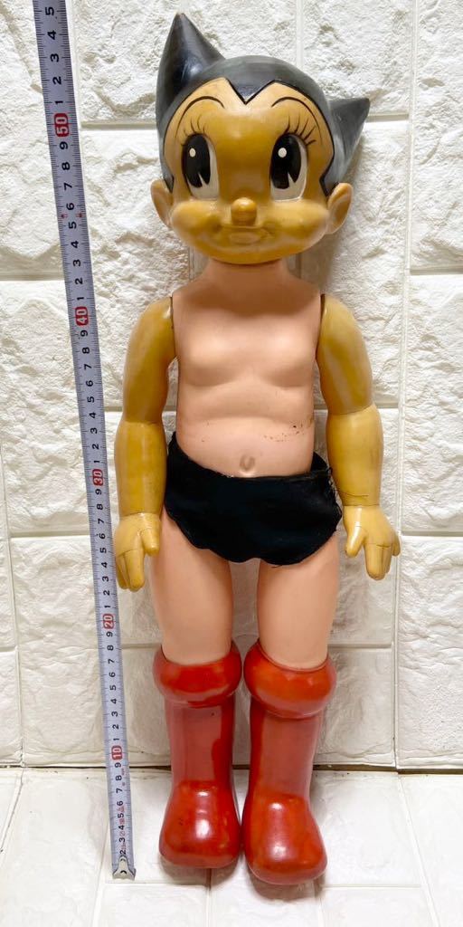 希少！ 当時物 鉄腕アトム 大型 ソフビ人形 全長約55cm 昭和レトロ 