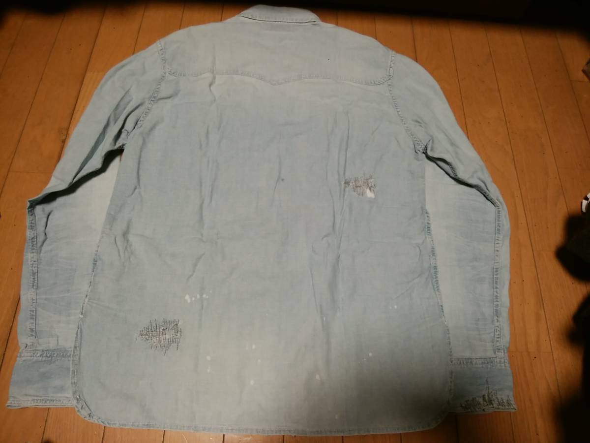 【WTAPS ダブルタップス】シャンブレーワークシャツ2 日本製 名作 人気アイテム 「CELL L/S」