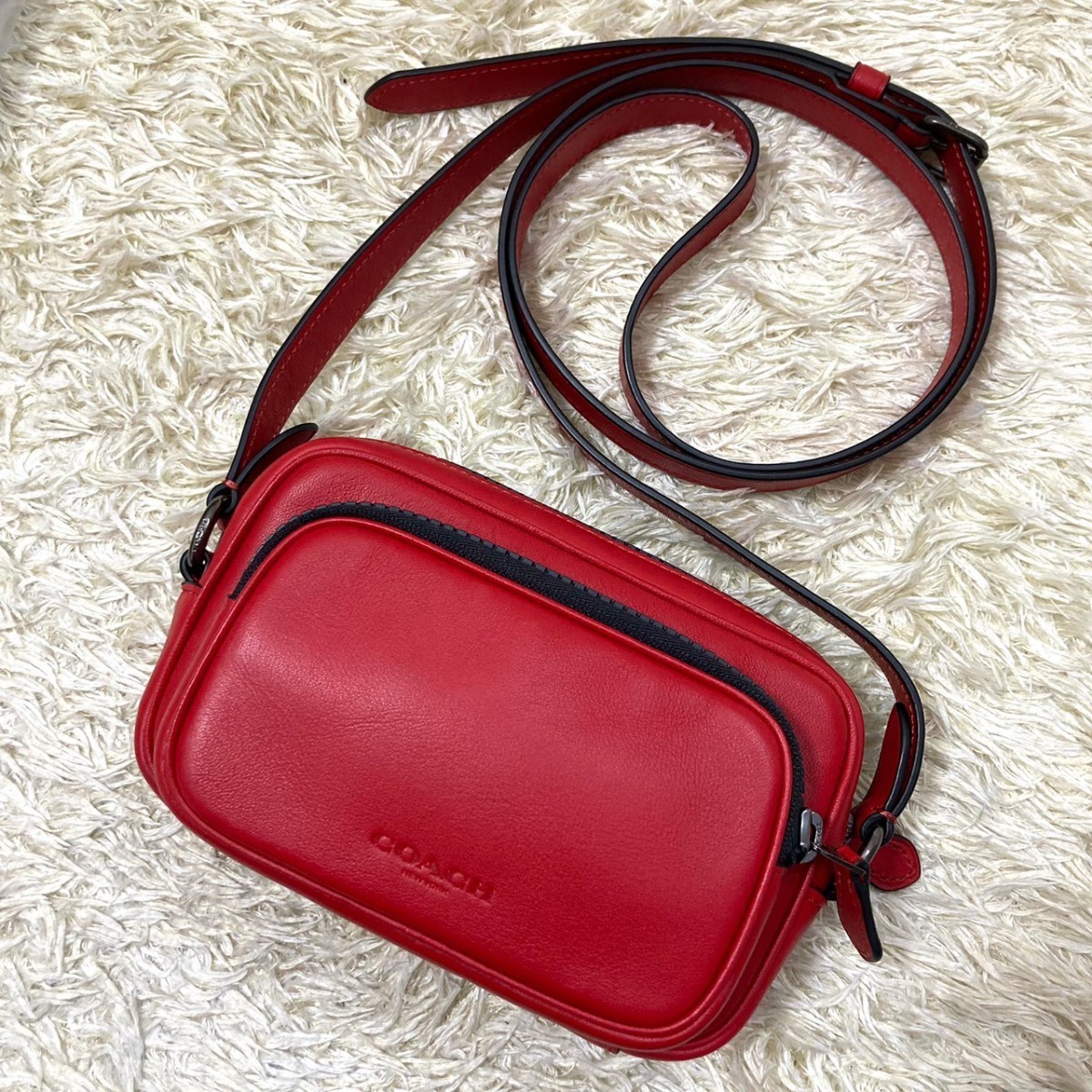 1円〜 未使用級 COACH コーチ ウエストバッグ メッセンジャーバッグ 