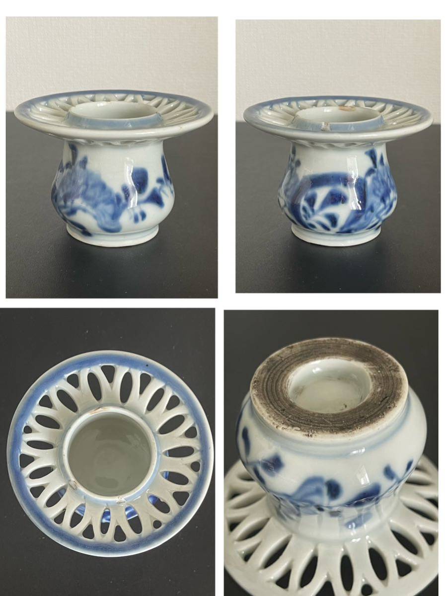 煎茶道具 染付 急須 茶器 茶台 唐物 煎茶 茶道具 茶道 青花 中国美術