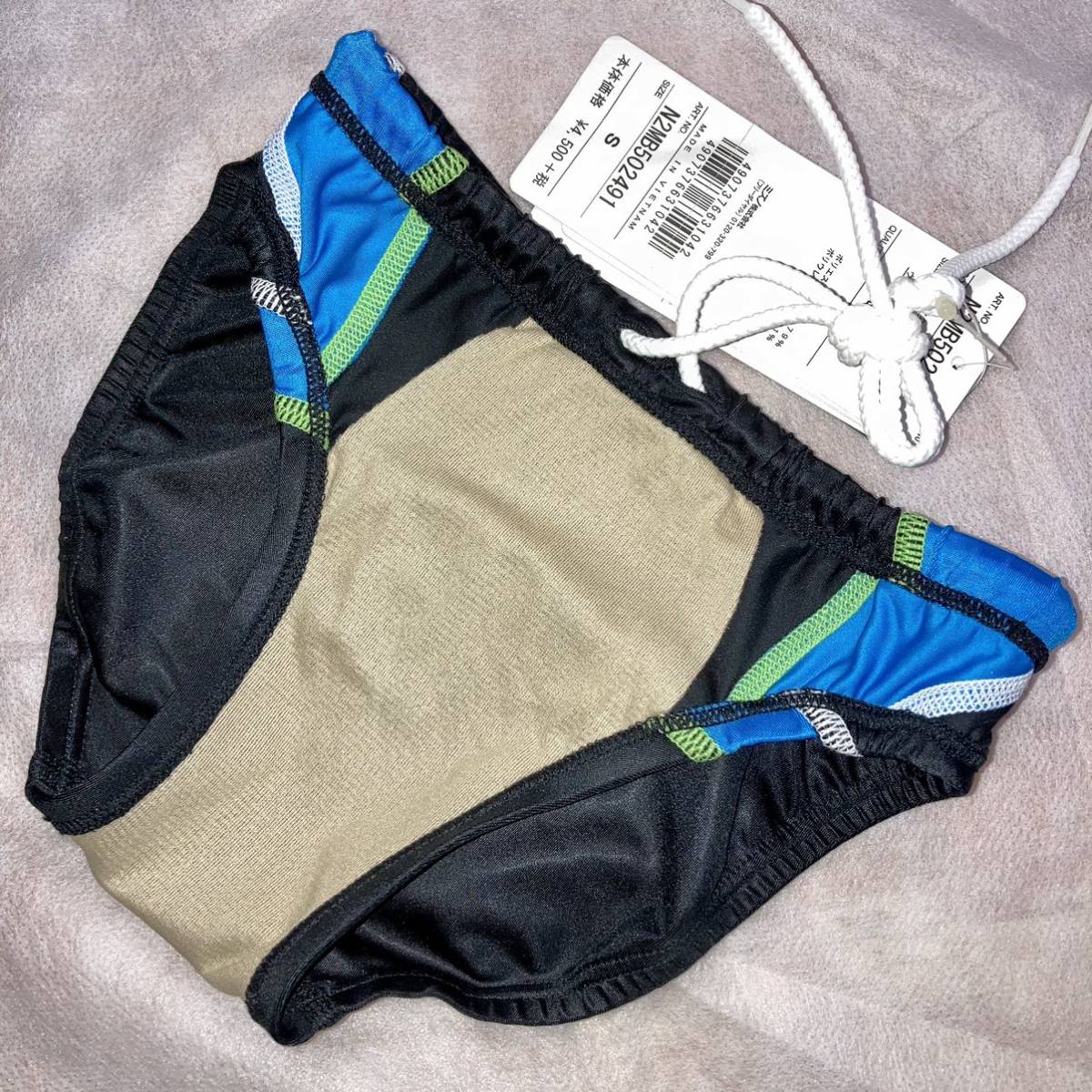 新品】MIZUNO 男子 競泳水着 Sサイズ マイティラインⅢ 強光沢生地