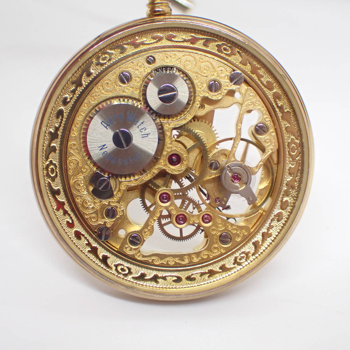 AERO WATCH NEUCHATEL アエロ 懐中時計 REF.1032 ① 1円~ 懐中時計