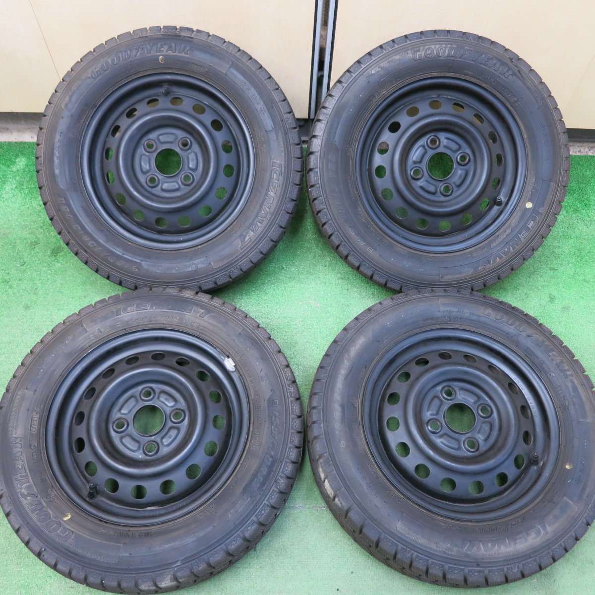 155/70R13 PCD100 4H ＋45 アルミホイールタイヤセット 【公式通販】