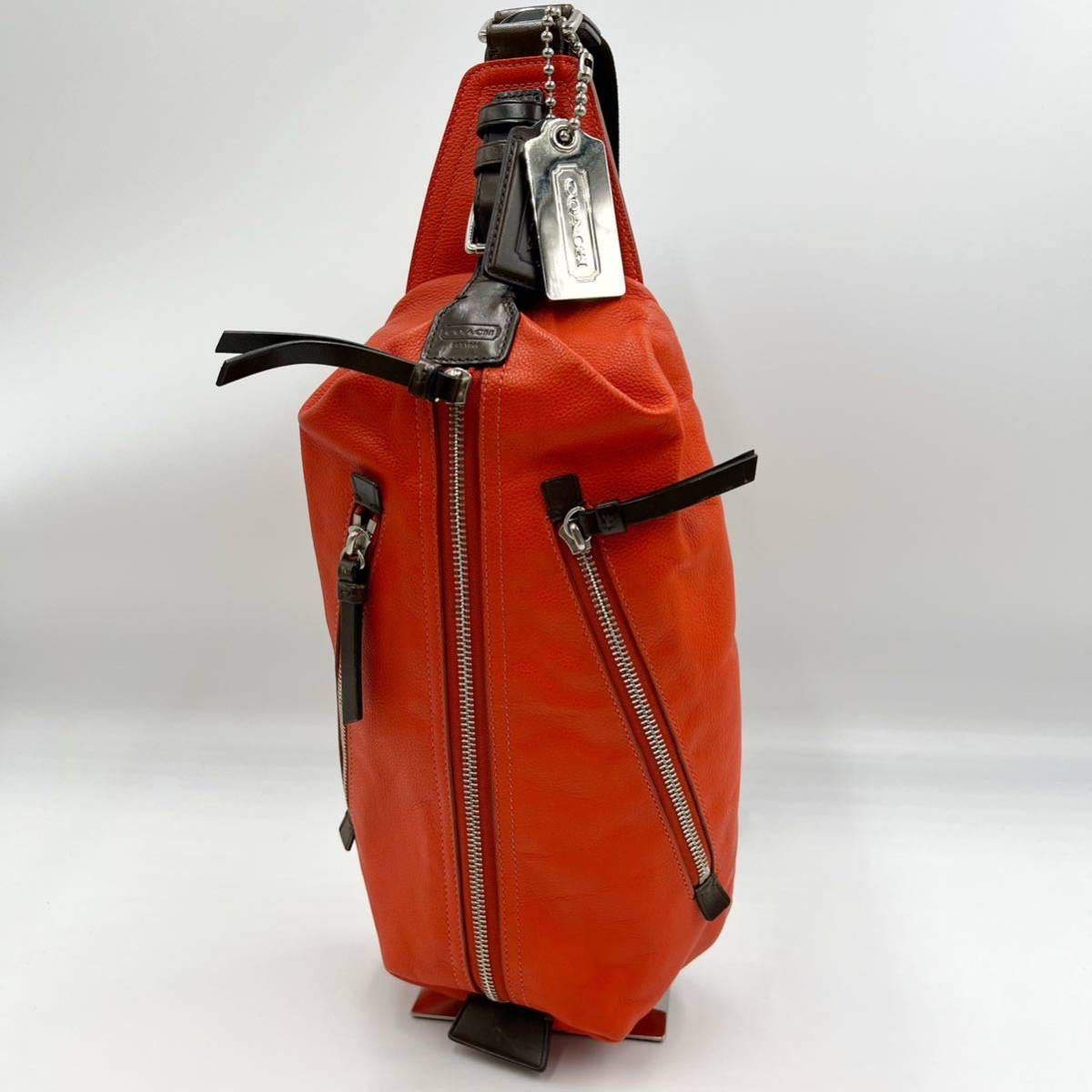 1円 【極美品希少カラー】コーチ COACH ショルダーバッグ ボディバッグ