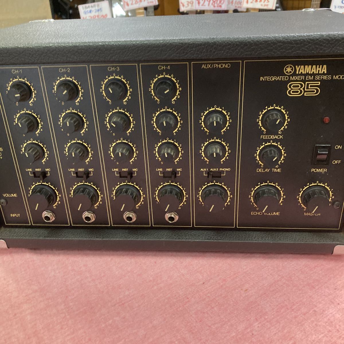 YAMAHA EM-85 パワードミキサー 通電確認のみ 本体のみ PAミキサー