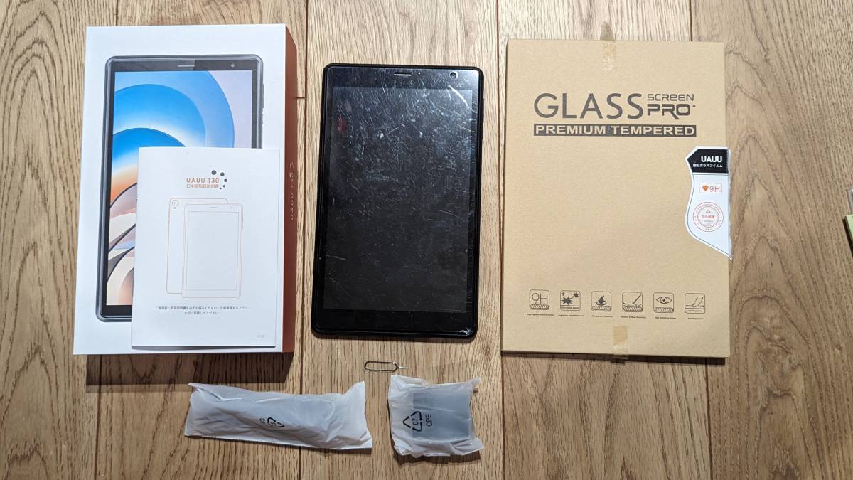 送料無料・中古・難あり】UAUU T30 8インチタブレット おまけ(ガラス