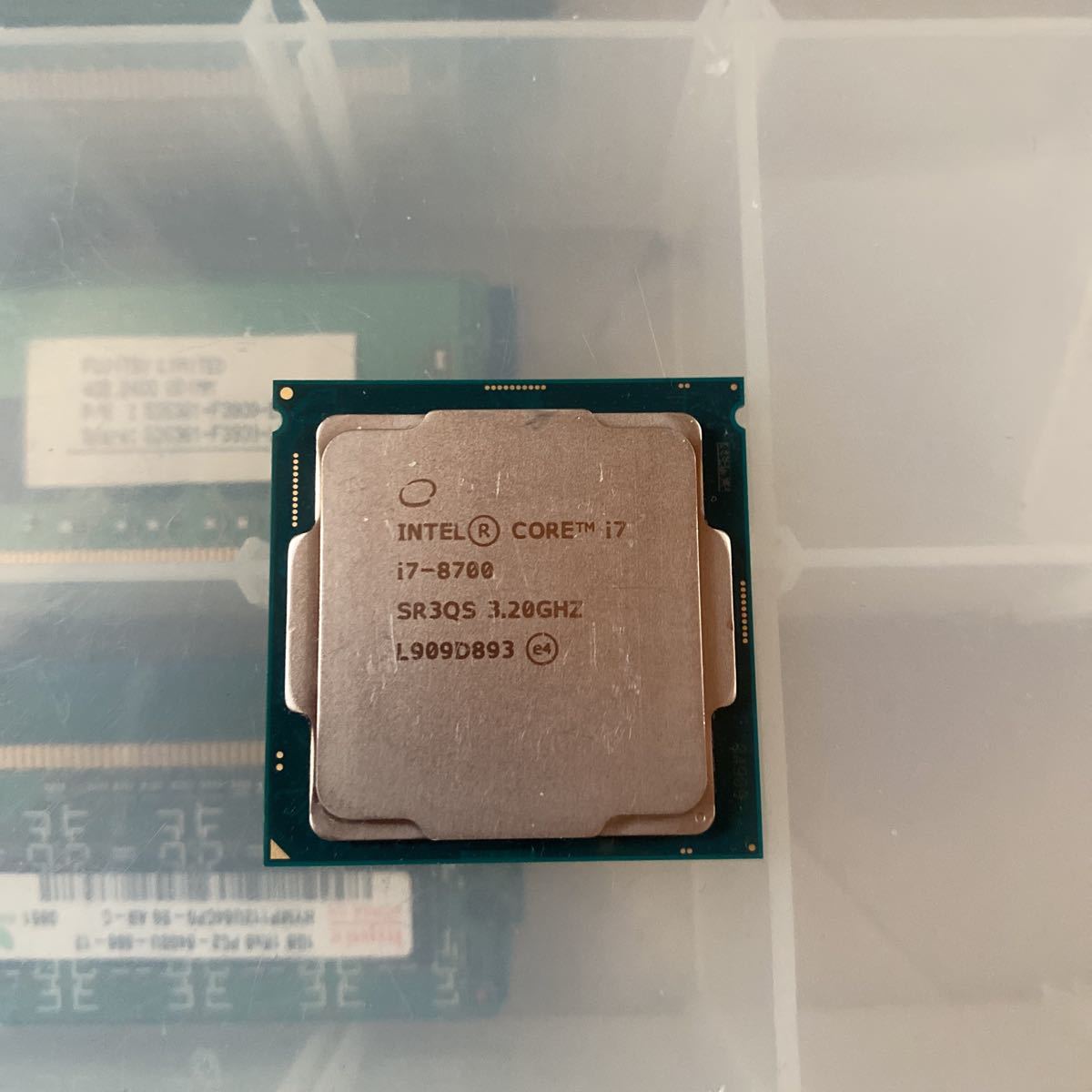 Core Intel i7-8700 CPU Processor 3.20GHz i7 8th SR3QS | 0 1 Gen 