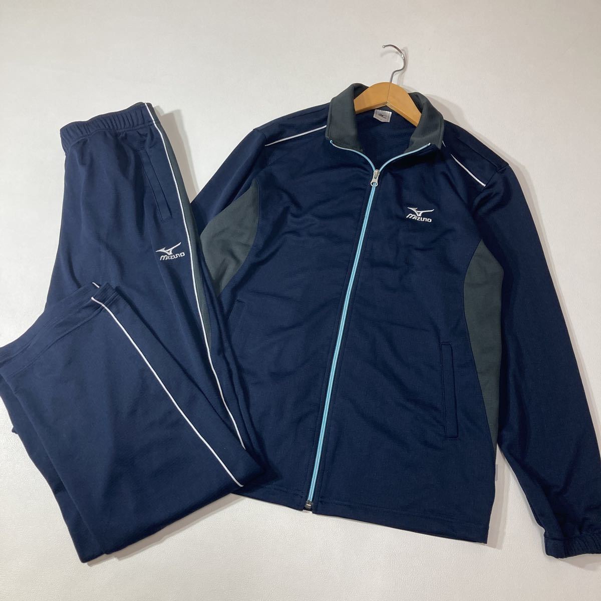 188 美品 ミズノ MIZUNO ジャージ上下 トレーニングウェア トラック 