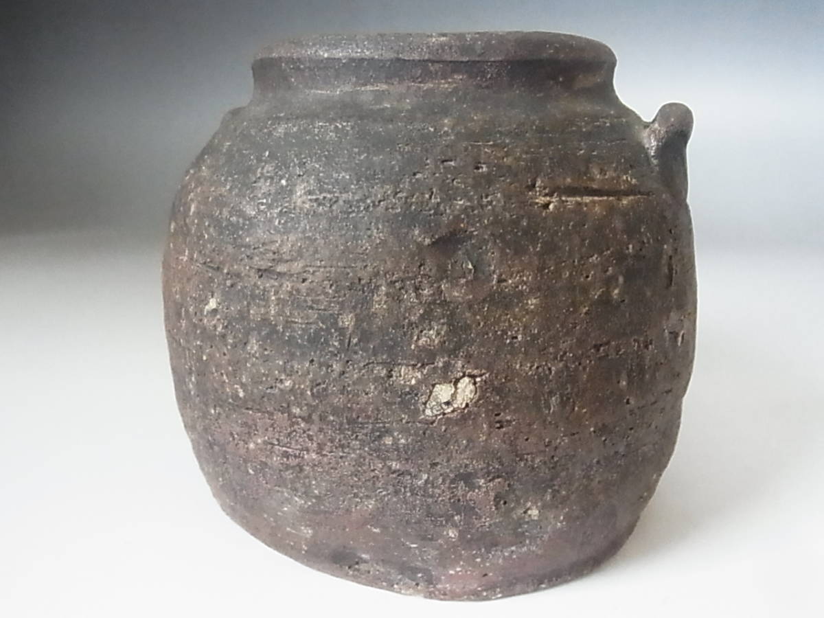 ◇古備前 お歯黒壺（鉄漿壺）◇b482