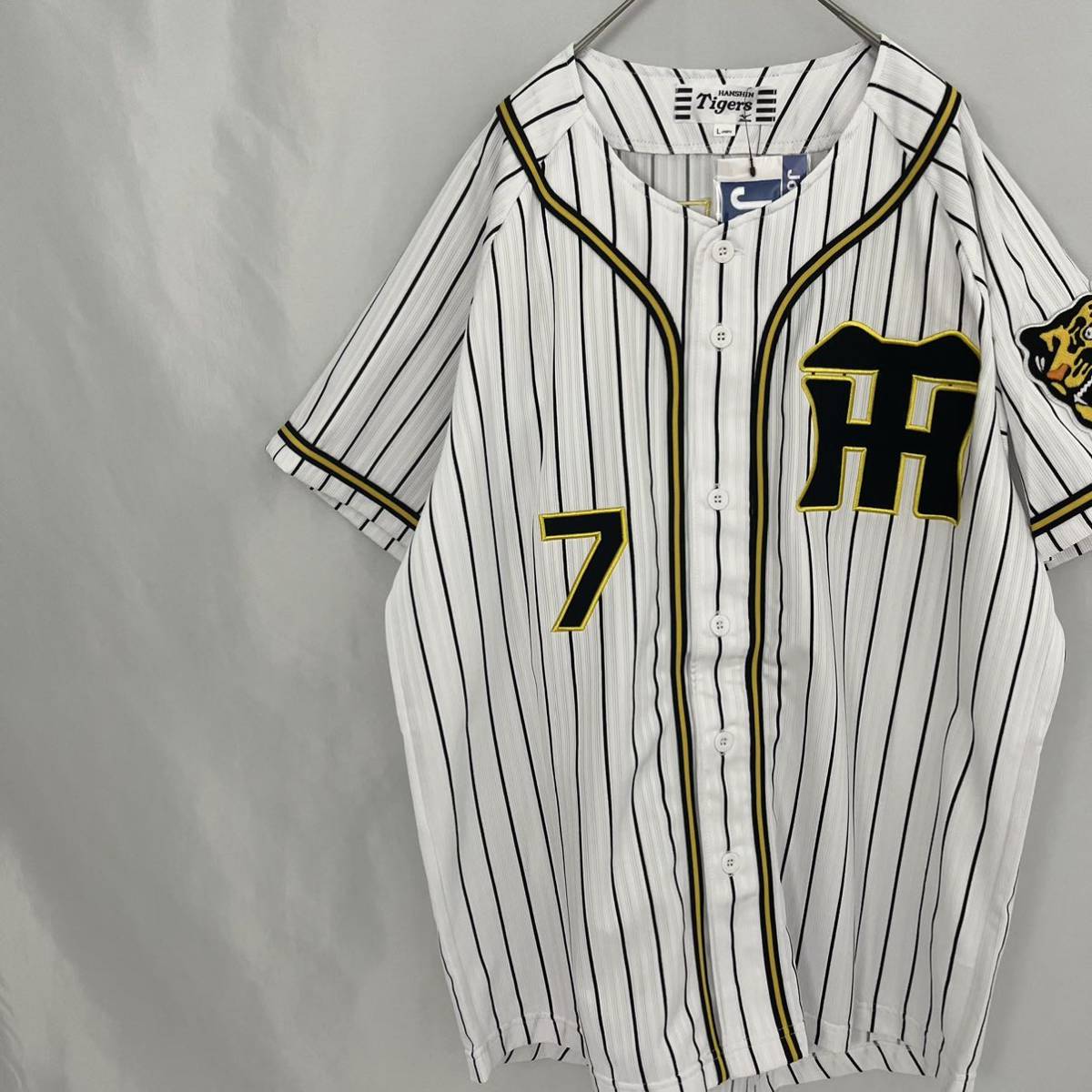 未使用品 MIZUNO 阪神 タイガース ユニフォーム 半袖 野球 ミズノ 西岡