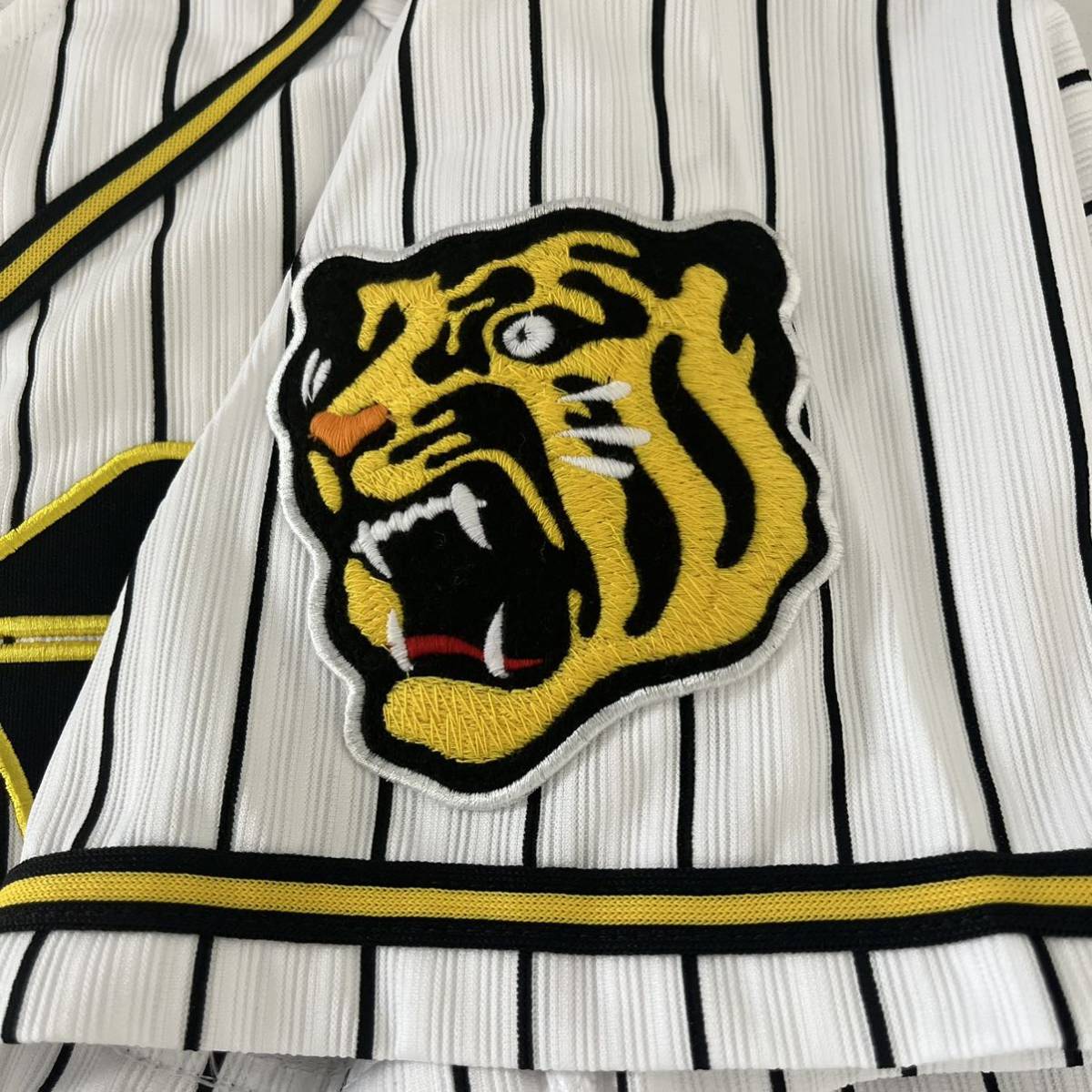 未使用品 MIZUNO 阪神 タイガース ユニフォーム 半袖 野球 ミズノ 西岡