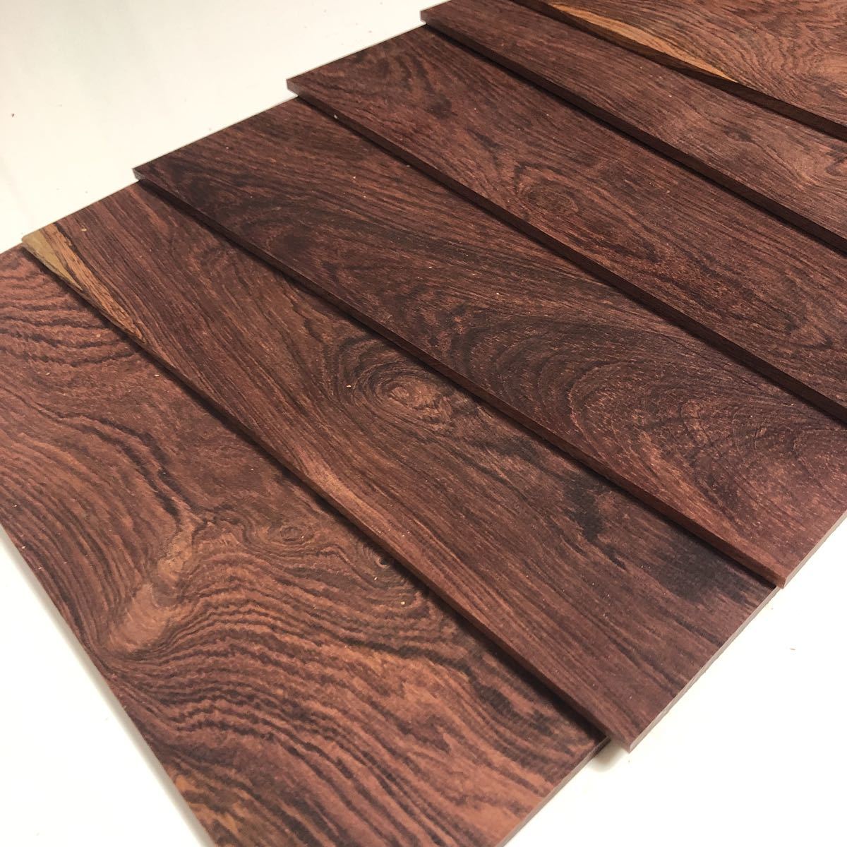 ローズウッド　薄板　6枚セット 送料370円 美杢