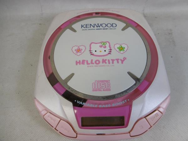 オーディオ機器 ポータブルCDプレーヤー DPC-KT102 HELLO KITTY