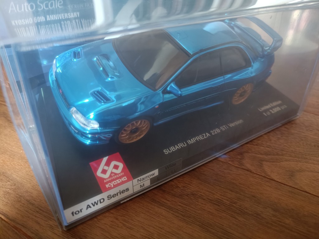 京商ミニッツ ASC限定モデル！60th インプレッサ クロームブルー