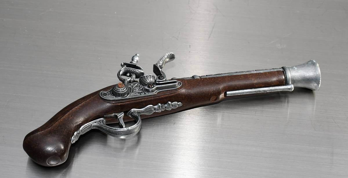 西洋アンティーク 西洋銃 西洋火縄銃 装飾銃 モデルガン 穴無 合法品 