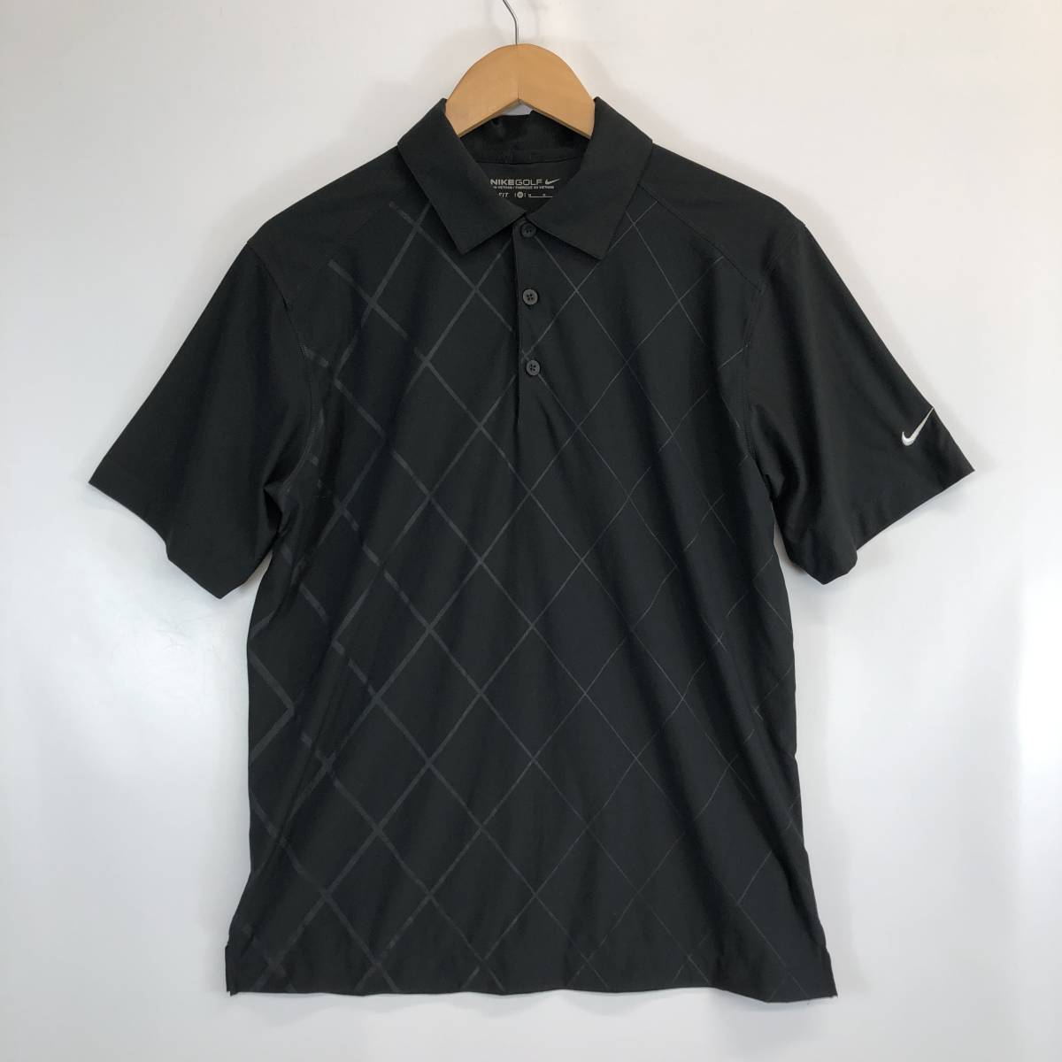 ナイキゴルフ NIKE GOLF 半袖ポロシャツ ブラック Mサイズ 371135
