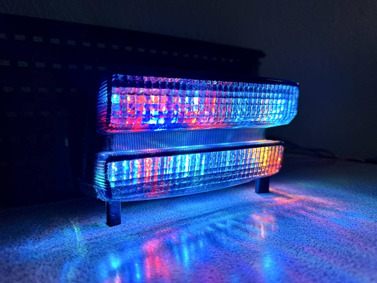 XJR400(4HM) RGB☆流れるテールランプLEDユニット☆超爆光44発! 【公式