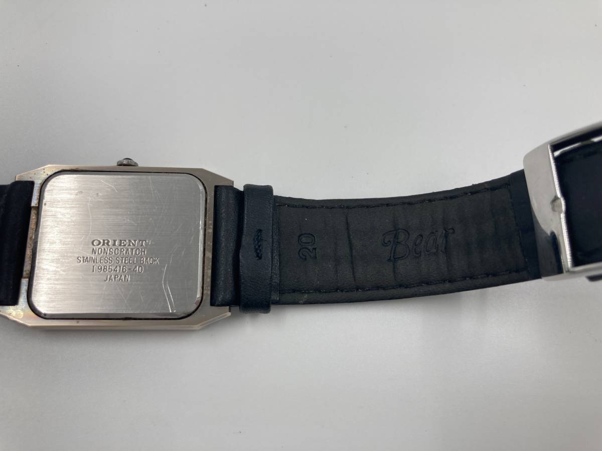 Orient chandor 超硬ケース C25416-40 クオーツ稼働品 Orient chandor