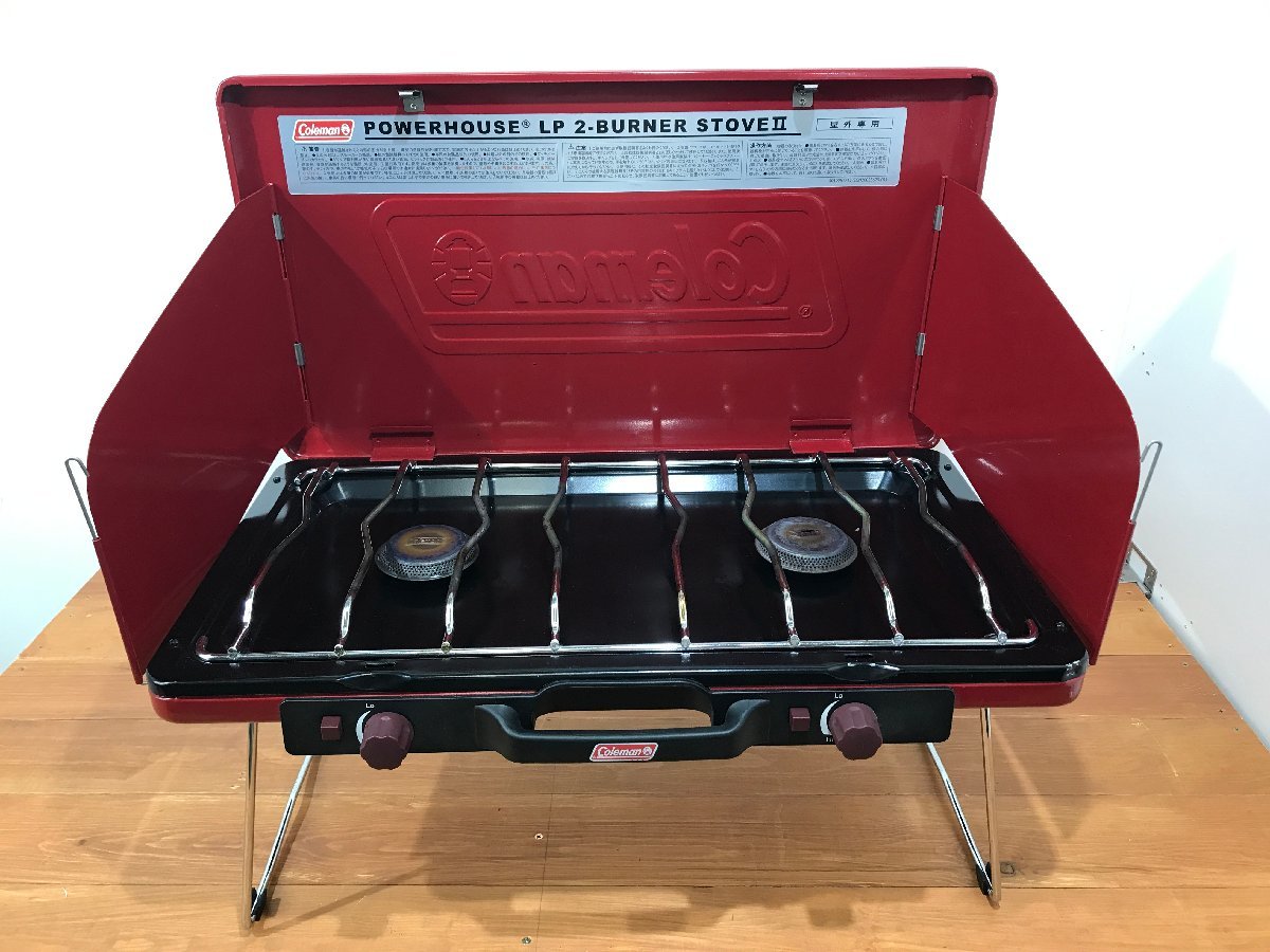 パワーハウスLP ツーバーナーストーブ Ⅱ(レッド)の通販 パワーハウス
