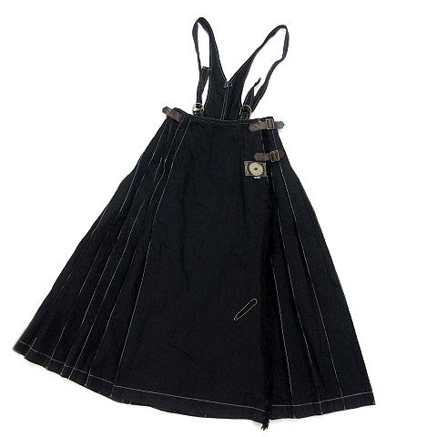 ピンクハウス PINK HOUSE サロペット風 デニム ラップ プリーツ  