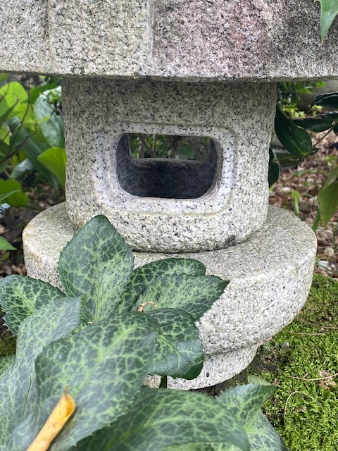 ③逸品 時代 石灯篭 石灯籠 御影石【東京直接引取歓迎】検立灯篭出雲来