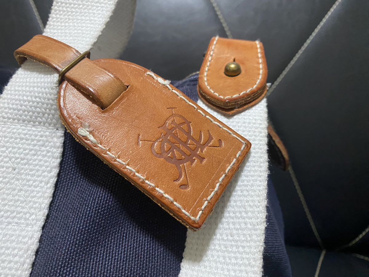 美品 POLO RALPH LAUREN ポロ ラルフローレン デニム×レザー 2WAY 
