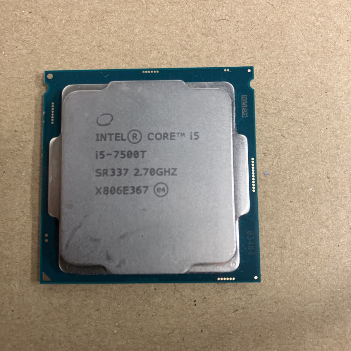 I152 Intel CpU Core i5-7500T 