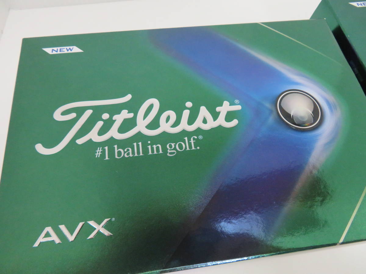 タイトリスト AVX ホワイト 2ダース 新品 未使用 ゴルフボール