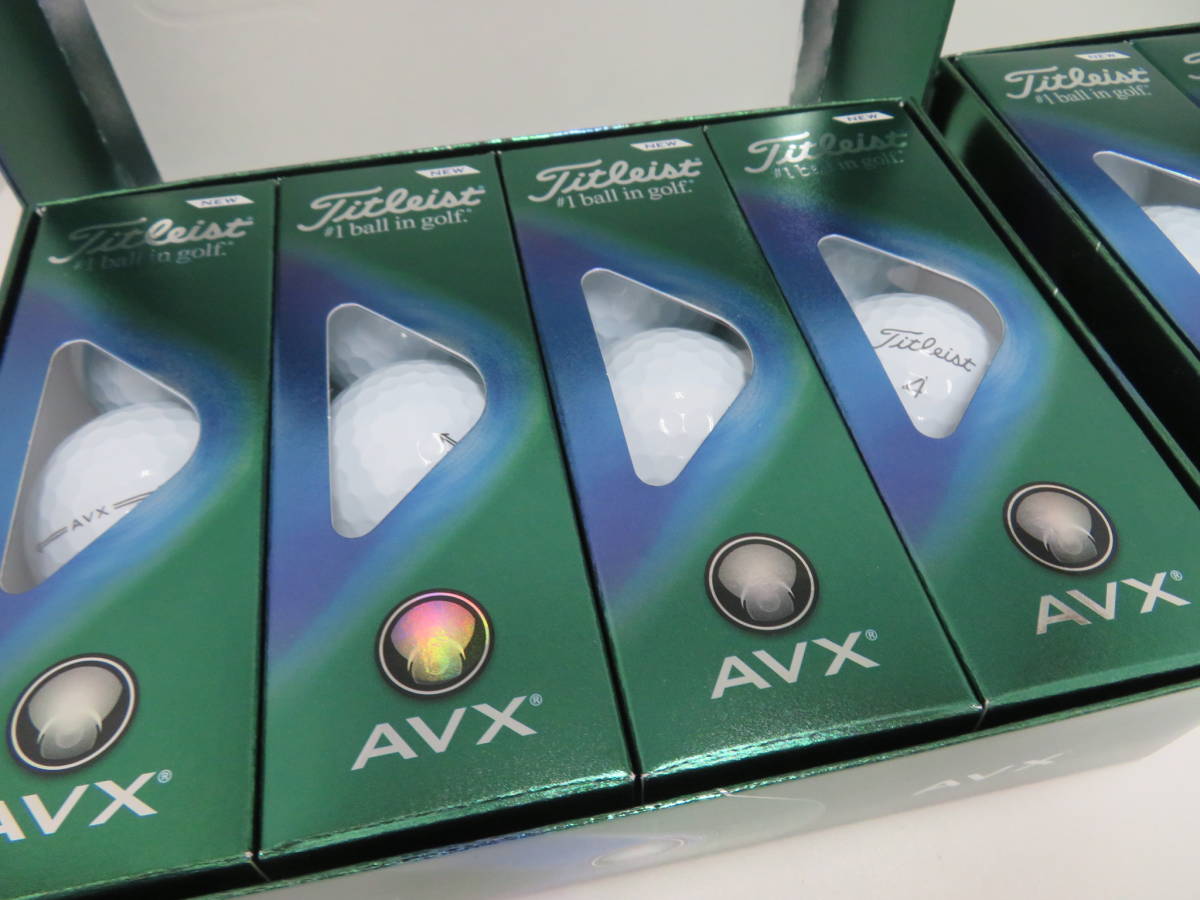 タイトリスト AVX ホワイト 2ダース 新品 未使用 ゴルフボール