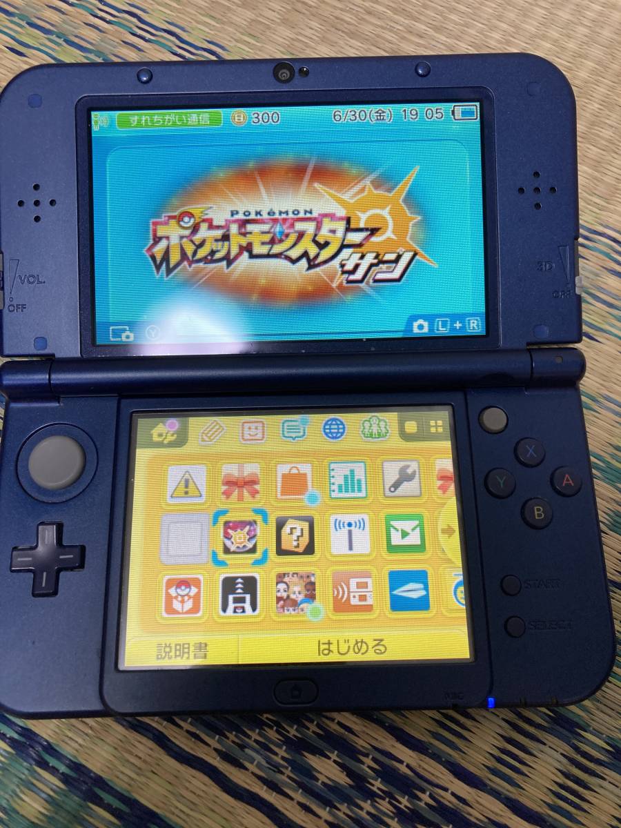 Newニンテンドー3DS LL メタリックブルーポケモンバンク ポケムーバー