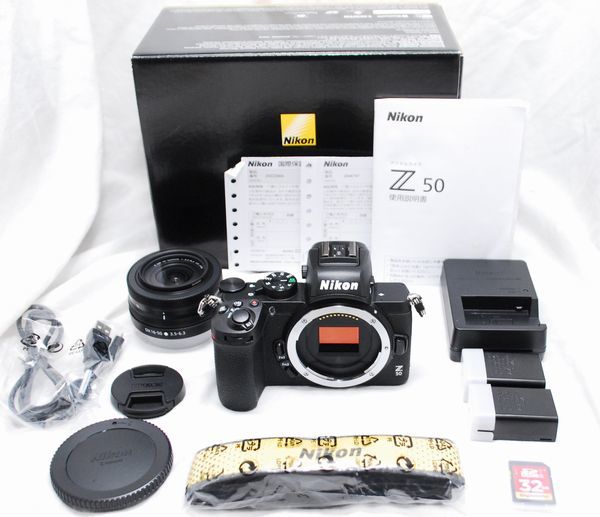 Nikon ニコン Z DX 16-50mm f/3.5-6.3 VR シルバー 動作確認済み Canon キャノン IXY 50S コンパクトデジタルカメラ 美品