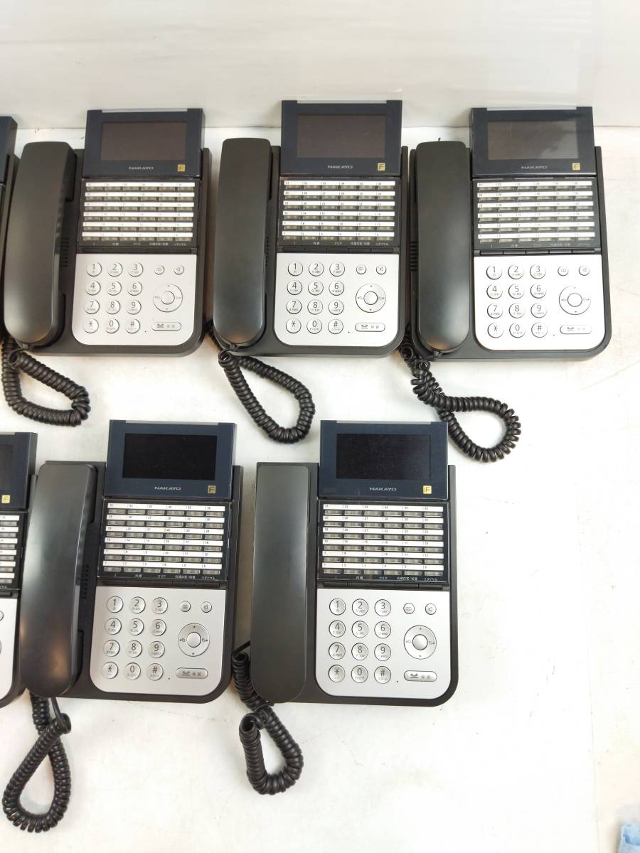ビジネスフォン 5点セット NAKAYO ナカヨ 電話機 NYC-24IF-SDW 主装置