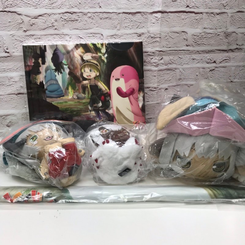 230623SK320236 メイドインアビス グッズまとめ売り くったりぬいぐるみ ふわふわてのりぬい キャンバスアート タペストリー