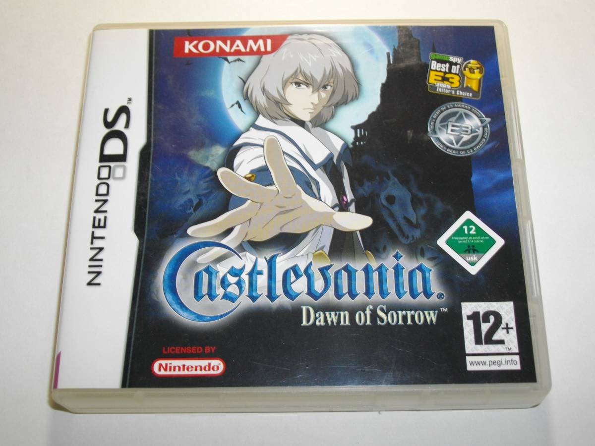 海外版 DS 正規品 悪魔城ドラキュラ 蒼月の十字架 castlevania dawn of 