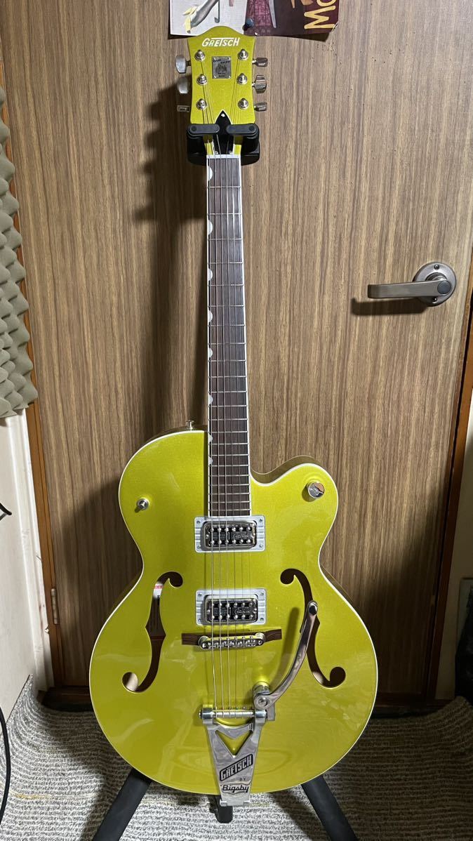 Gretsch G6120T-HR Brian Setzer Signature Hot Rod Lime Gold 日本製