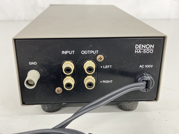 DENON HA-500 デノン MCカートリッジ用 ヘッドアンプ ジャンク DENON HA-500 デノン MCカートリッジ用 ヘッドアンプ ジャンク