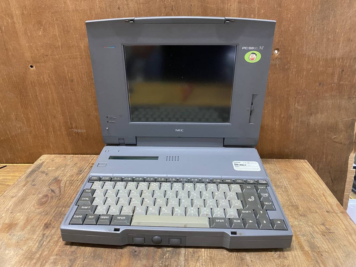 NEC PC98 - Yahoo!オークション PC-9821Nf⁄810W J3134 ノートブック カ 