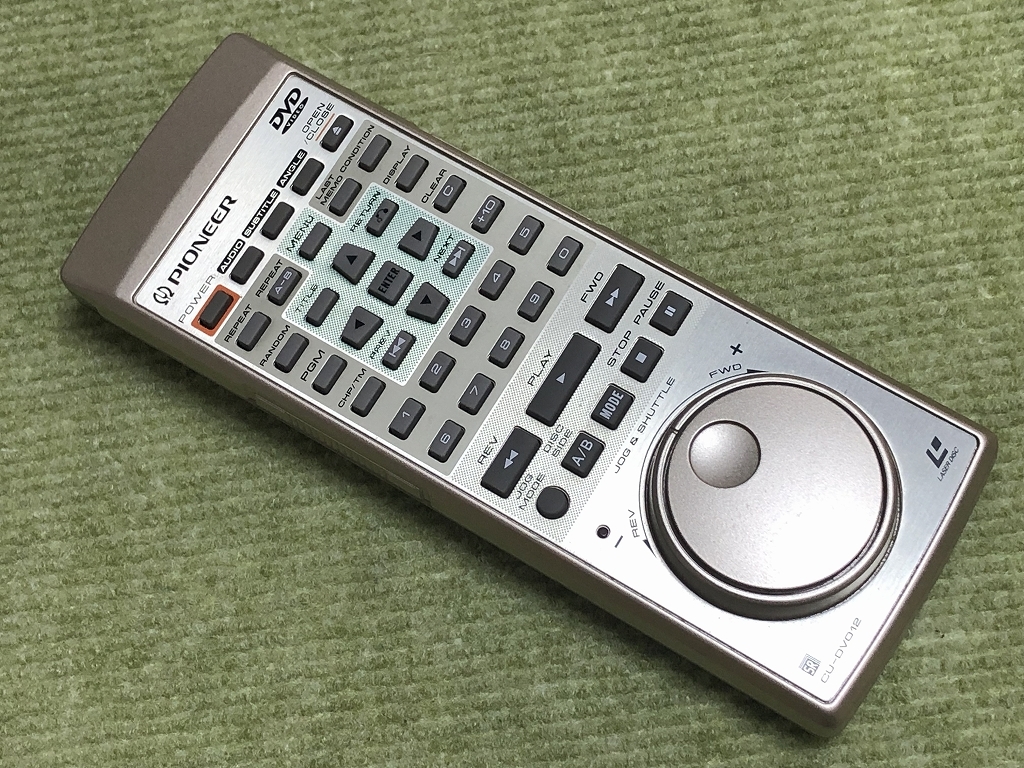 保証あり]CU-DV012 Pioneer DVL-909用リモコン 動作保証CU-DV012