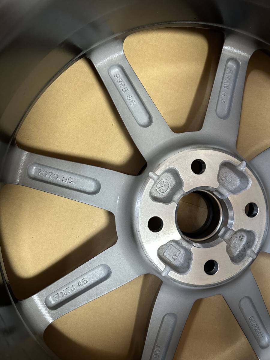 純正アルミホイール 4本セット MAZDA マツダ ND ロードスターRF 新車