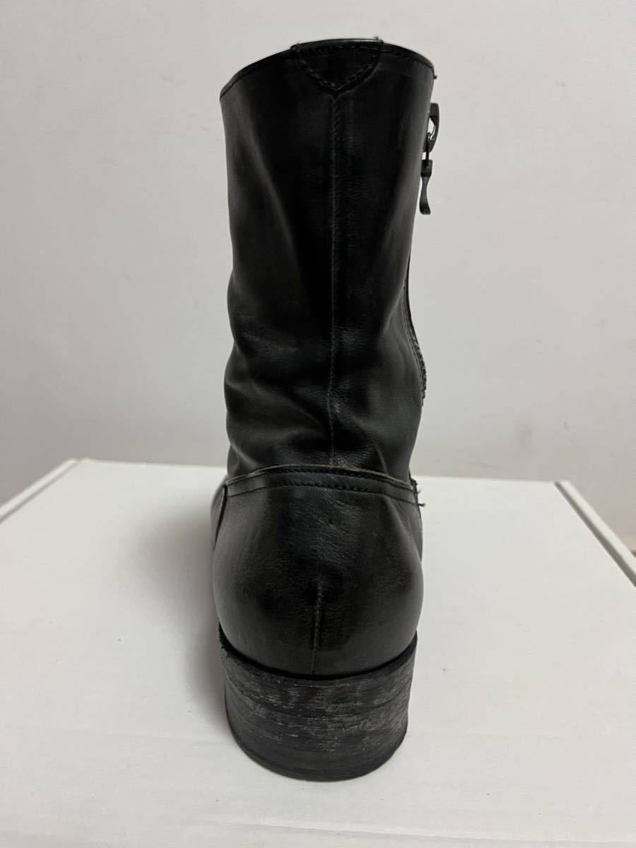 ATTACHMENT ナッパネビア　サイドジップブーツ　サイズ42 ATTACHMENT アタッチメント ナッパネビア サイドジップブーツ 42サイズ
