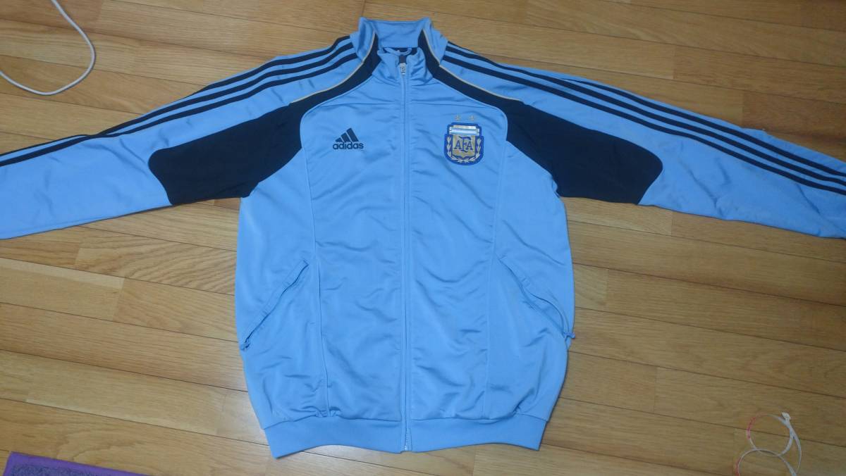 【中古】アディダスアルゼンチン代表ジャージ上下XO