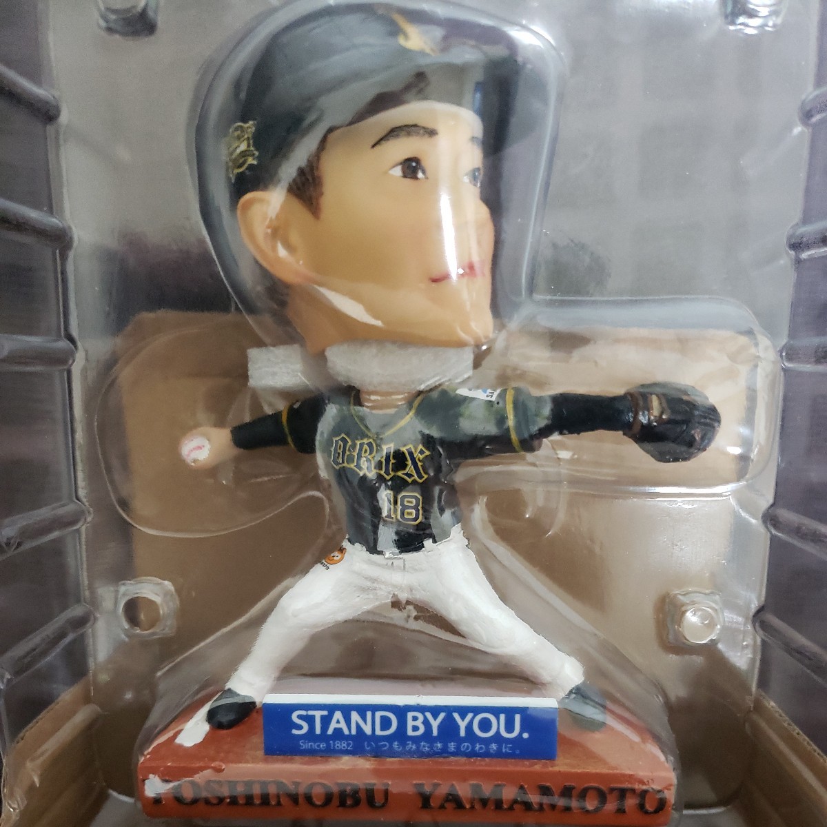 山本由伸 18 ボブルヘッドフィギュア バファローズ 非売品・希少山本