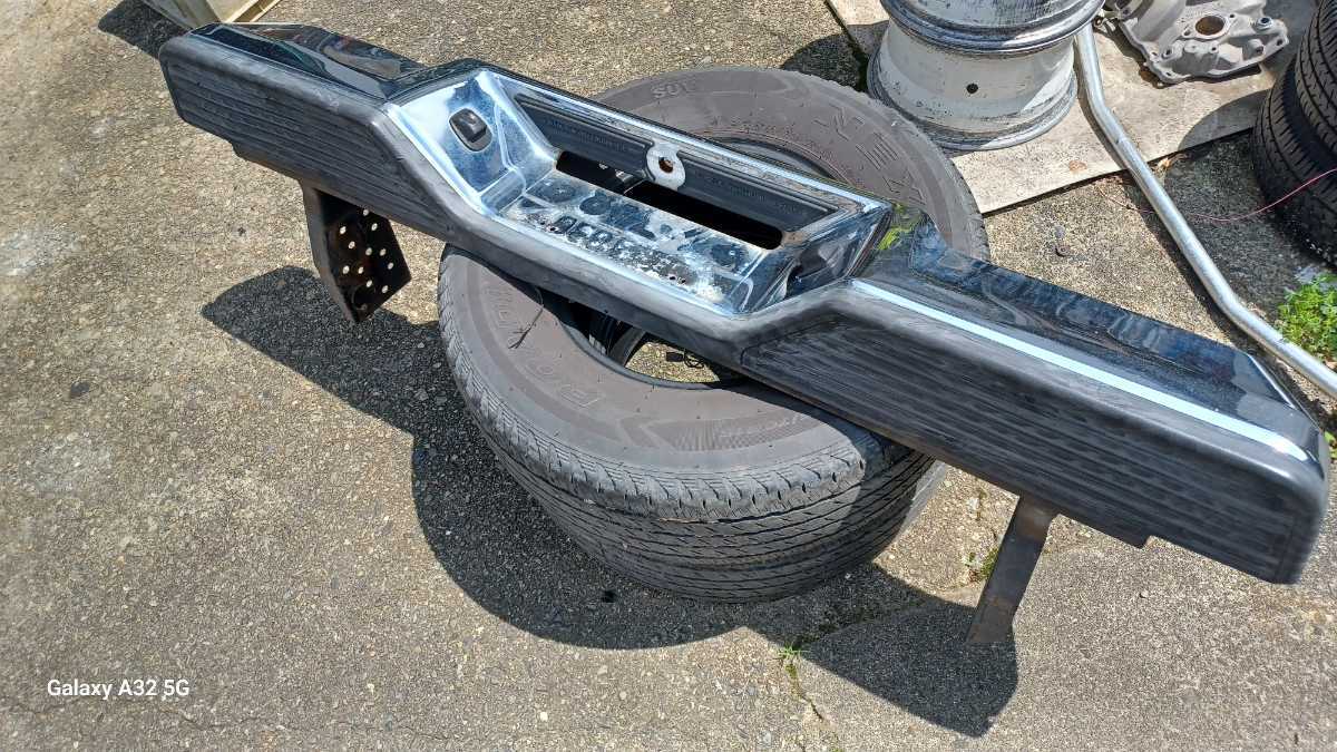 D21 ダットサントラック ステップバンパー USバンパー 中古(リア 