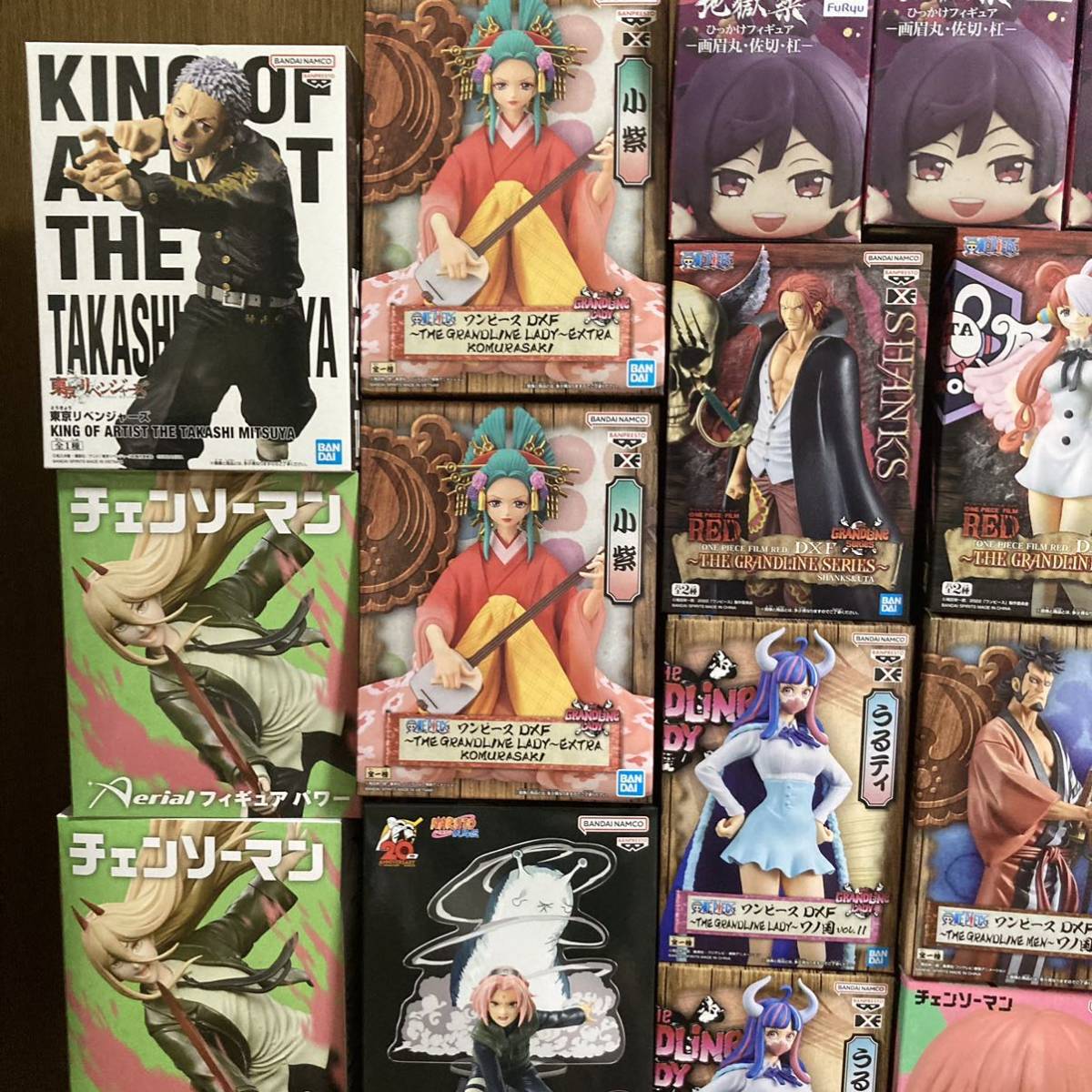 フィギュア まとめ売り ワンピース チェンソーマン パワー マキマ ヨル スパイファミリー 鬼滅の刃 蜜璃 ワーコレ 地獄楽 杠 ウタ 呪術廻戦