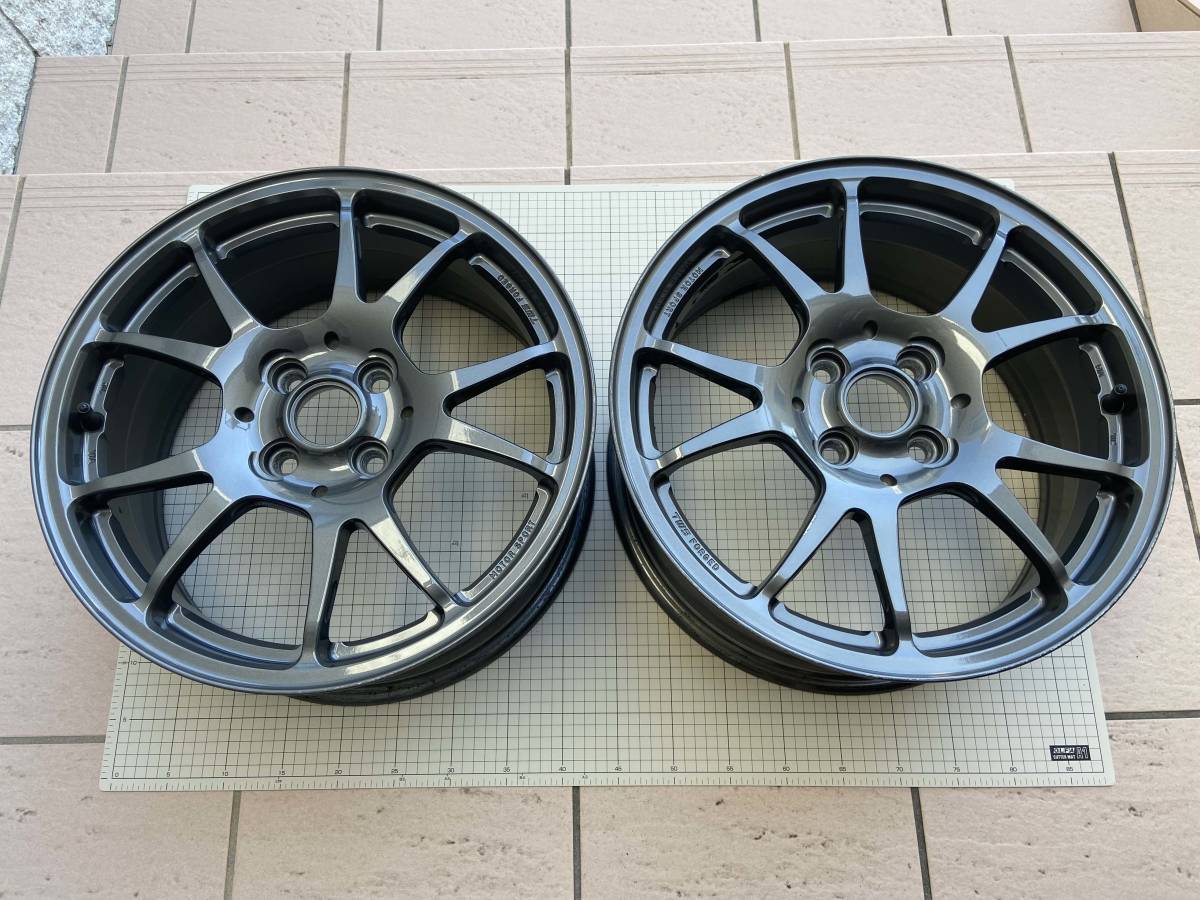 TWS 鍛栄舎 T66-F 16X7.0J +45 PCD100 4H グロスガンメタ 16インチ 2本 