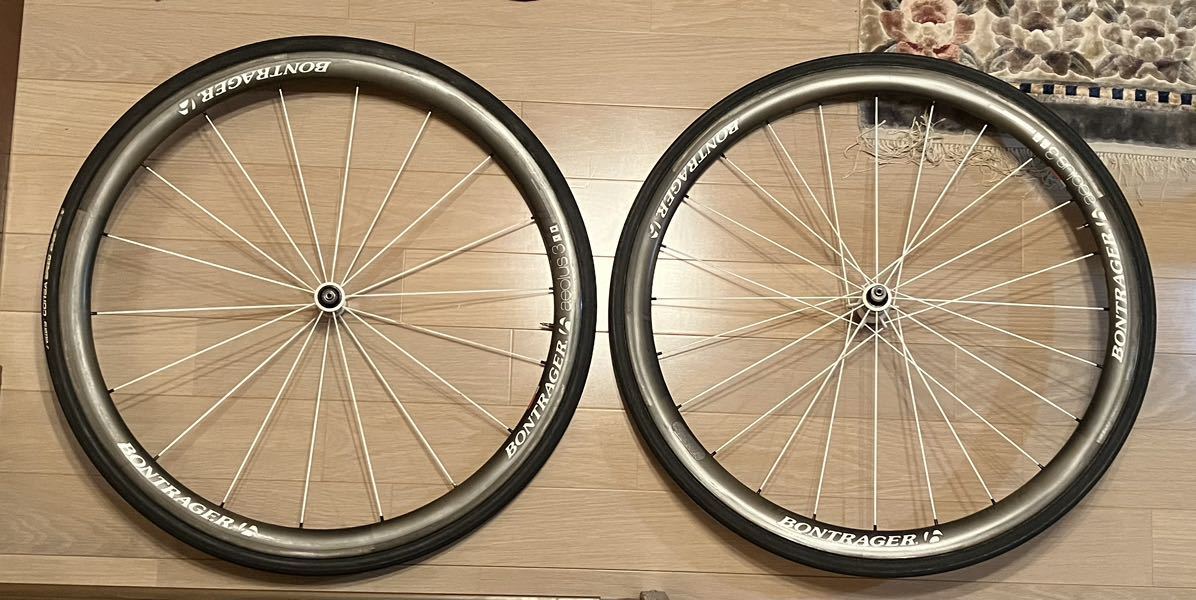 □ BONTRAGER aeolus3 D3カーボン チューブラー前後セット □ DTswiss