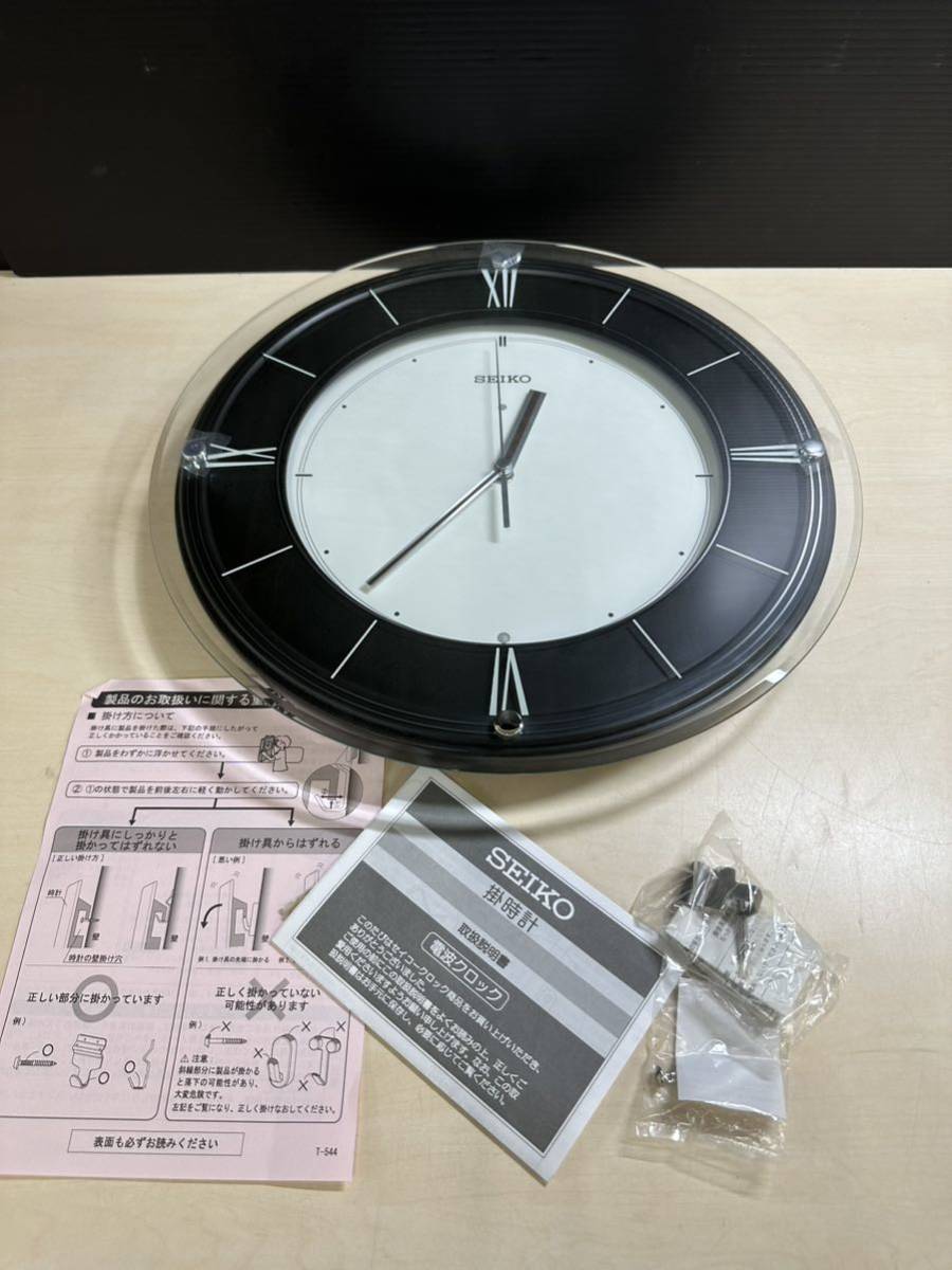 SEIKO 掛時計 電波 KX321B セイコー 電波クロック 箱あり 電波時計
