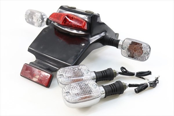 SRX600[29社外FRPフェンダーレス クリアウインカー テールランプ