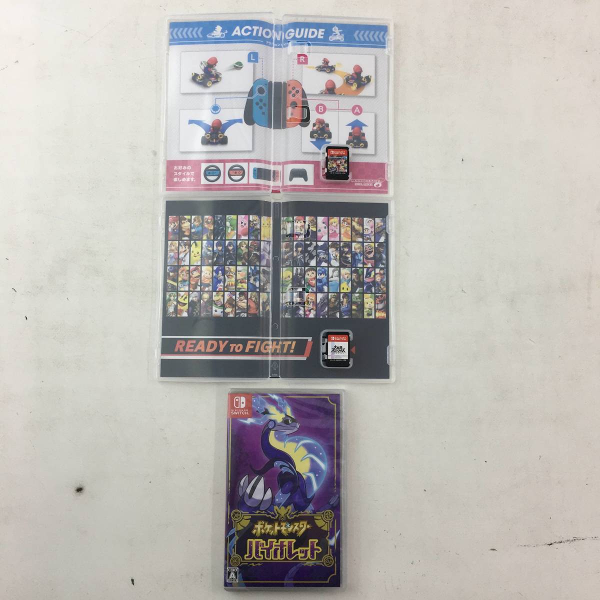 1円～】ニンテンドースイッチ ソフト 3本セット マリオカート8